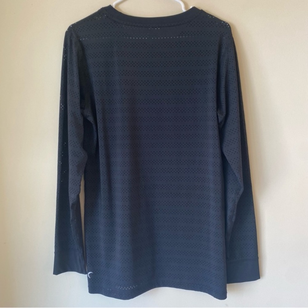 Zyia Black Chill Long Sleeve T-Shirt Women's Size Extra Large XL